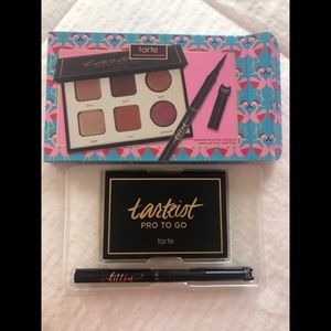 Tarte Cosmetics On The Go Eye Set NEW Eyeshadow Palette with Liner